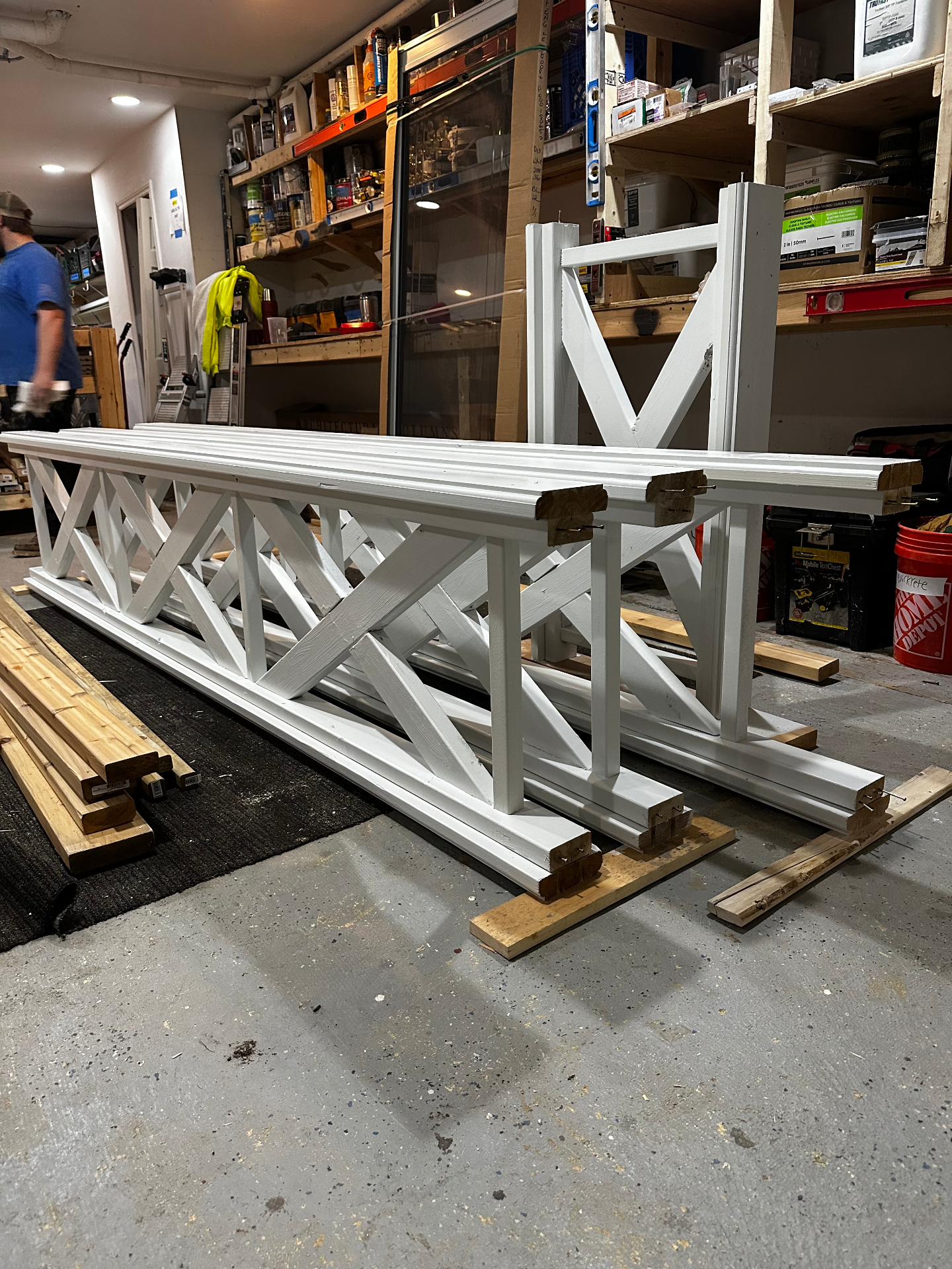 Shop-Built X-Truss Railings