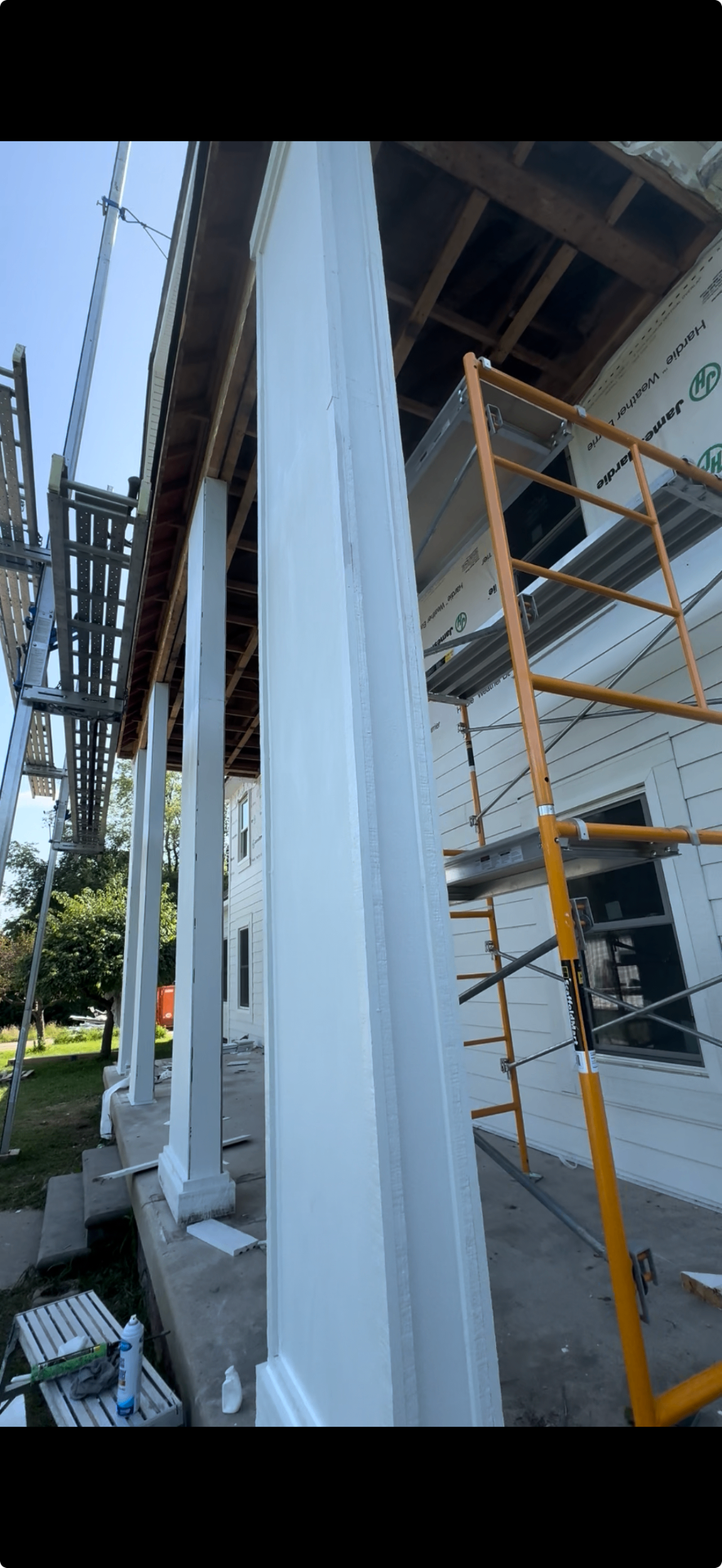 Hardie Wrap & Column Build