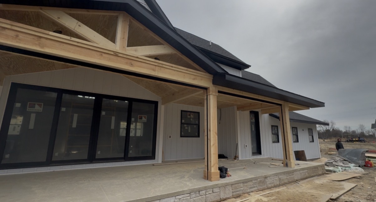 Timber-Frame Wrap-Around Porch