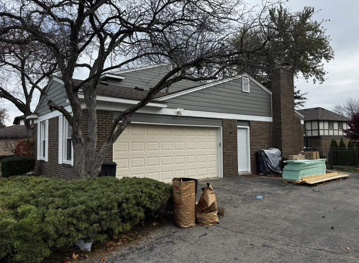 Garage & Gable Siding Upgrade
