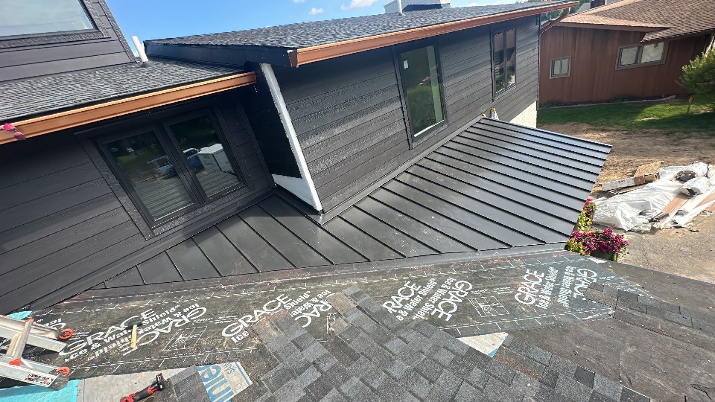 Standing Seam Metal & Shingle Combo